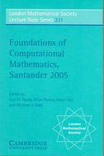 Foundations of Computational Mathematics, Santander 2005