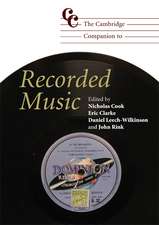 The Cambridge Companion to Recorded Music