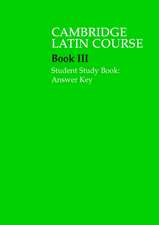 Cambridge Latin Course 3 Student Study Book Answer Key