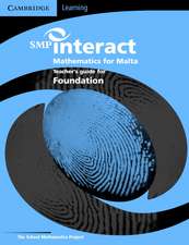 SMP Interact Mathematics for Malta - Foundation Teacher's Book