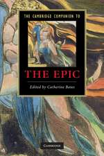 The Cambridge Companion to the Epic