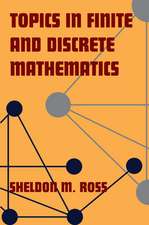 Topics in Finite and Discrete Mathematics