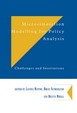 Microsimulation Modelling for Policy Analysis: Challenges and Innovations