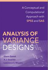 Analysis of Variance Designs: A Conceptual and Computational Approach with SPSS and SAS