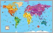 RM KIDS ILLUS WORLD WALL MAP -