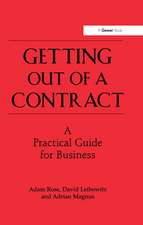 Getting Out of a Contract - A Practical Guide for Business