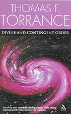 Divine and Contingent Order