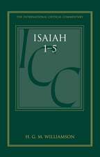 Isaiah 1-5 (ICC): A Critical and Exegetical Commentary