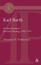 Karl Barth: Introduction to Early Theology