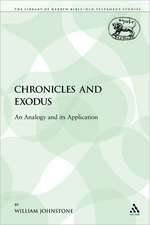 Chronicles and Exodus: An Analogy and its Application