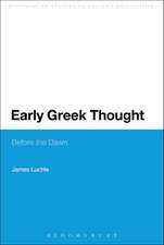 Early Greek Thought