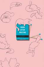 Burn After Writing (Purple with Cats)