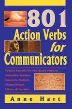 801 Action Verbs for Communicators