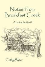 Notes from Breakfast Creek