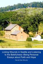 Licking Wounds in Seattle and Listening to the Balefulness--Being Personal Essays about Public Mental Health and Public Engagement