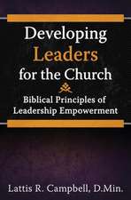 Developing Leaders for the Church