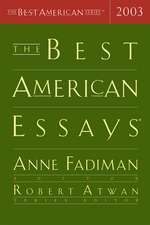 The Best American Essays 2003