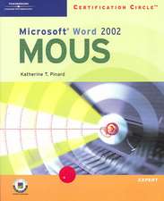 Certification Circle: Microsoft Office Specialist Word 2002