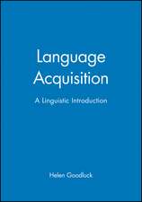 Language Acquisition – A Linguistic Introduction