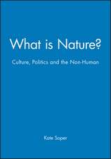 What is Nature – Culture, Politics and the Non–Human