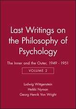 Last Writings on the Philosophy of Psychology V 2