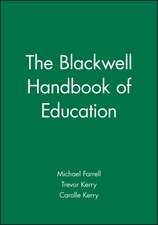 The Blackwell Handbook of Education