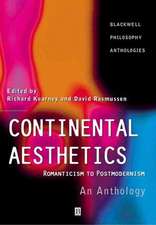 Continental Aesthetics – Romanticism to Postmodernism – An Anthology