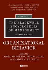 The Blackwell Encyclopedia of Management – Organizational Behavior V11 2e