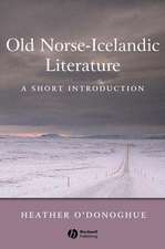 Old Norse–Icelandic Literature: A Short Introduction