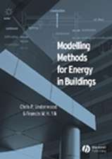 Modelling Methods for Energy in Buildings