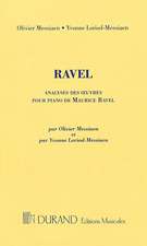 Analyses Des Oeuvres Pour Piano de Maurice Ravel