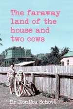 The faraway land of the house and two cows