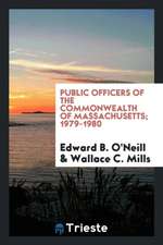 Public Officers of the Commonwealth of Massachusetts; 1979-1980