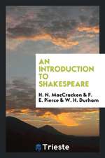 An Introduction to Shakespeare