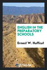 English in the Preparatory Schools