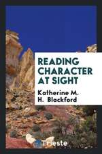 Reading Character at Sight