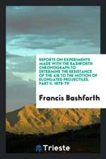 Reports on Experiments Made with the Bashforth Chronograph to Determine the Resistance of the Air to the Motion of Elongated Projectiles. Part II. 187