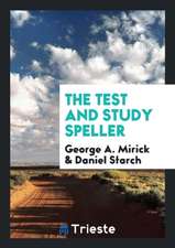 The Test and Study Speller