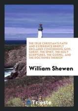 The True Christian's Faith and Experience Briefly Declared Concerning God, Christ, the Spirit, the Holy Scriptures, the Gospel, and the Doctrines Ther