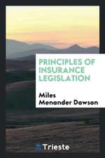 Principles of Insurance Legislation