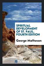 Spiritual Development of St. Paul;