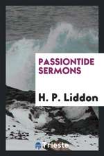 Passiontide Sermons