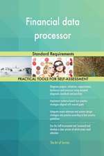 Financial data processor Standard Requirements