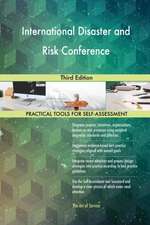 International Disaster and Risk Conference Third Edition