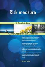 Risk measure A Complete Guide