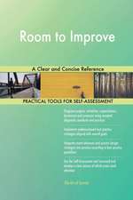 Room to Improve A Clear and Concise Reference