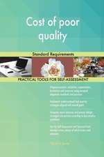 Cost of poor quality Standard Requirements