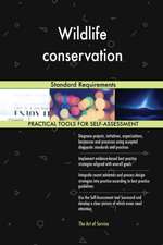 Wildlife conservation Standard Requirements