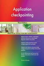 Application checkpointing Third Edition