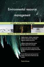Environmental resource management A Clear and Concise Reference